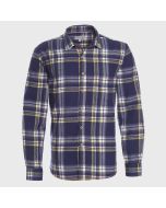 Camisa Manga Larga Cuadros Denim Look Slim Fit