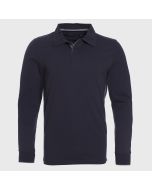 Polera Manga Larga Cuello Camisero Regular Fit