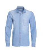 Camisa Manga Larga Denim Basica Regular Fit
