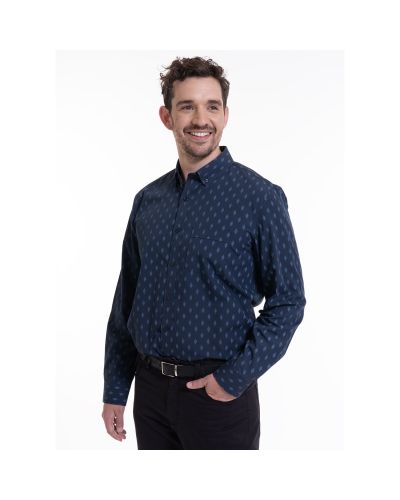 Camisa Estampada Microprint