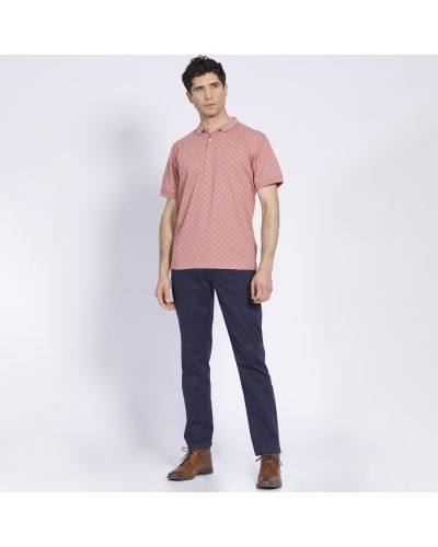 Polera Manga Corta Jersey Estampada 