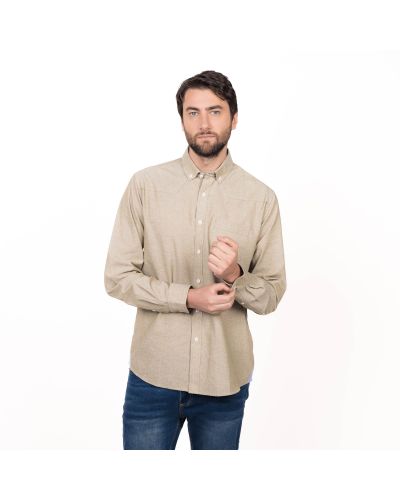 Camisa Oxford Chambray Slim Fit