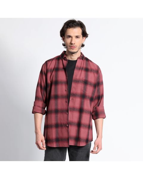 Camisa Manga Larga Franela Regular Fit