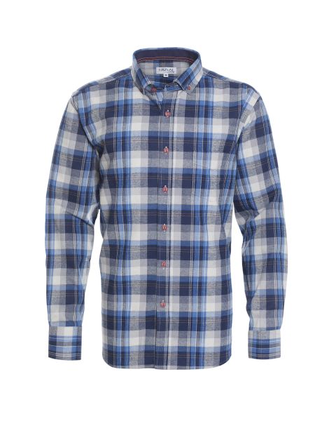 Camisa Manga Larga Franela Regular Fit